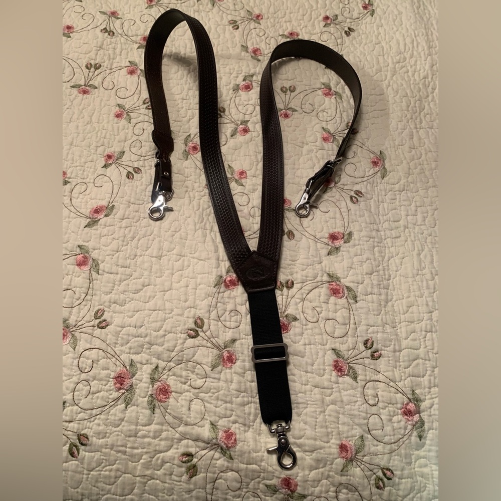 Nocona Belt Co. Leather Suspenders